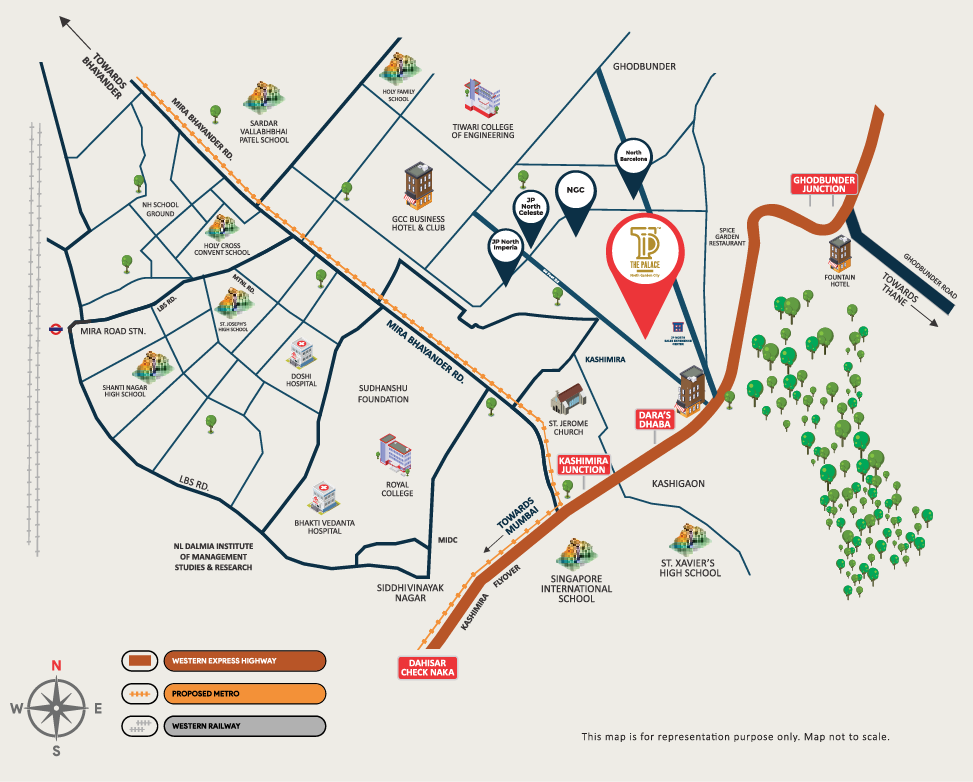mira road 2 bhk flat price